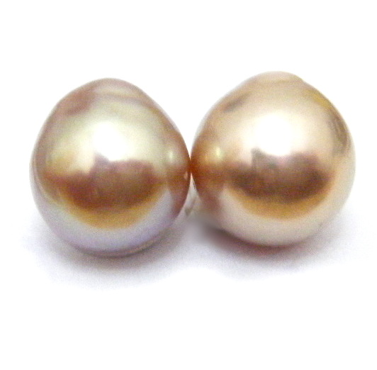 Natural Colours 9-10mm Drop Pearl Pairs